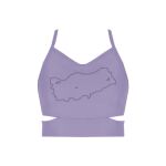 Ladies Cutout Detail Crop Top Thumbnail
