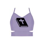 Ladies Cutout Detail Crop Top Thumbnail