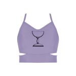 Ladies Cutout Detail Crop Top Thumbnail