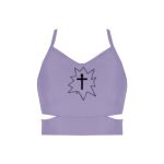 Ladies Cutout Detail Crop Top Thumbnail