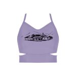 Ladies Cutout Detail Crop Top Thumbnail