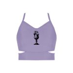 Ladies Cutout Detail Crop Top Thumbnail