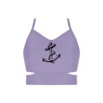 Ladies Cutout Detail Crop Top Thumbnail