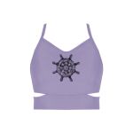 Ladies Cutout Detail Crop Top Thumbnail