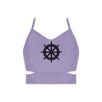 Ladies Cutout Detail Crop Top Thumbnail