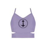 Ladies Cutout Detail Crop Top Thumbnail