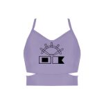 Ladies Cutout Detail Crop Top Thumbnail