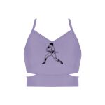 Ladies Cutout Detail Crop Top Thumbnail