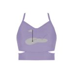 Ladies Cutout Detail Crop Top Thumbnail