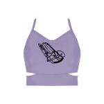 Ladies Cutout Detail Crop Top Thumbnail