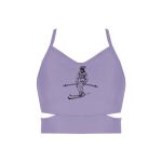 Ladies Cutout Detail Crop Top Thumbnail