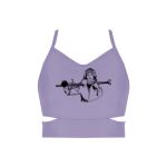 Ladies Cutout Detail Crop Top Thumbnail