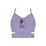 Ladies Cutout Detail Crop Top Thumbnail