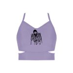 Ladies Cutout Detail Crop Top Thumbnail