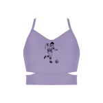 Ladies Cutout Detail Crop Top Thumbnail