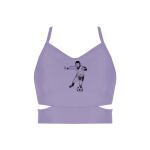 Ladies Cutout Detail Crop Top Thumbnail