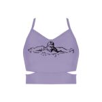 Ladies Cutout Detail Crop Top Thumbnail