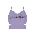 Ladies Cutout Detail Crop Top Thumbnail