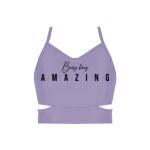 Ladies Cutout Detail Crop Top Thumbnail