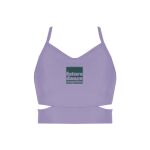 Ladies Cutout Detail Crop Top Thumbnail