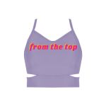 Ladies Cutout Detail Crop Top Thumbnail