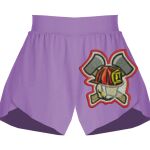 Girls Flowy Overlay Shorts Thumbnail