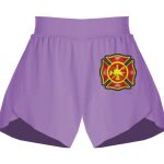 Girls Flowy Overlay Shorts Thumbnail