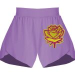 Girls Flowy Overlay Shorts Thumbnail