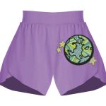 Girls Flowy Overlay Shorts Thumbnail