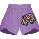 Girls Flowy Overlay Shorts Thumbnail