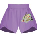 Girls Flowy Overlay Shorts Thumbnail