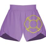 Girls Flowy Overlay Shorts Thumbnail