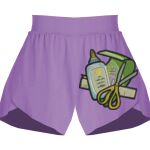 Girls Flowy Overlay Shorts Thumbnail