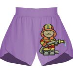 Girls Flowy Overlay Shorts Thumbnail