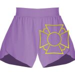 Girls Flowy Overlay Shorts Thumbnail