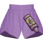 Girls Flowy Overlay Shorts Thumbnail