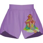 Girls Flowy Overlay Shorts Thumbnail