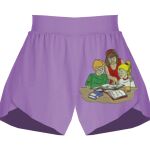 Girls Flowy Overlay Shorts Thumbnail