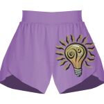 Girls Flowy Overlay Shorts Thumbnail