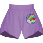 Girls Flowy Overlay Shorts Thumbnail