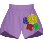 Girls Flowy Overlay Shorts Thumbnail