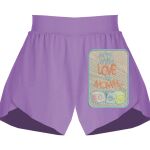 Girls Flowy Overlay Shorts Thumbnail