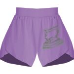 Girls Flowy Overlay Shorts Thumbnail