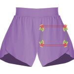 Girls Flowy Overlay Shorts Thumbnail