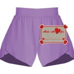 Girls Flowy Overlay Shorts Thumbnail