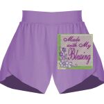 Girls Flowy Overlay Shorts Thumbnail