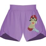 Girls Flowy Overlay Shorts Thumbnail
