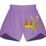 Girls Flowy Overlay Shorts Thumbnail
