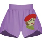 Girls Flowy Overlay Shorts Thumbnail