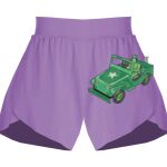 Girls Flowy Overlay Shorts Thumbnail
